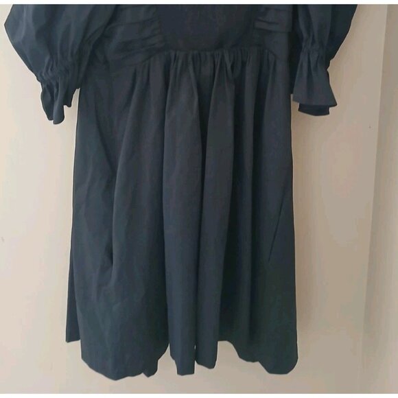 Cinq a Sept Jovi Puff Sleeve Smocked Square Neck Mini Dress - Picture 9 of 12